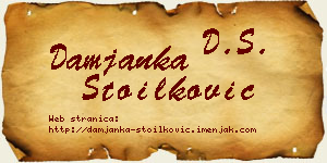 Damjanka Stoilković vizit kartica